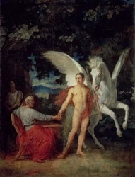 Bellerophon Leaving to Fight the Chimera, 1829